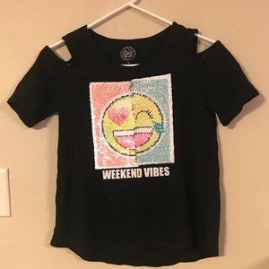 XL Black Girls Shirt